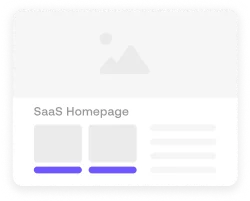 SaaS Home Page